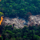 This photo shows the Amazon burning back in August 2019.